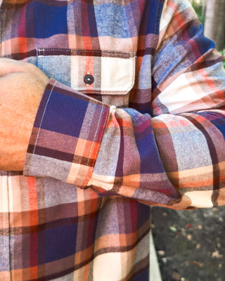 The Peters Flannel Shirt, Navy