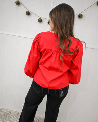 Pure Beauty Top, Red