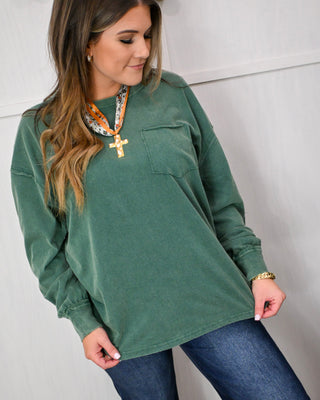 Simplicity Pocket Tee, Green