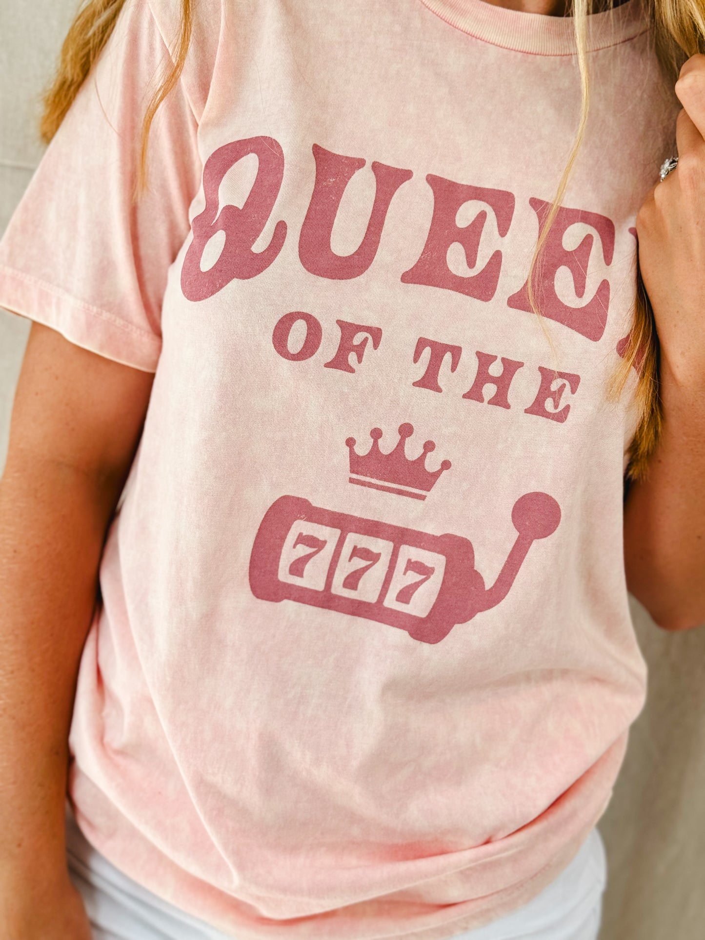 Lucky Lady Graphic Tee, Pink