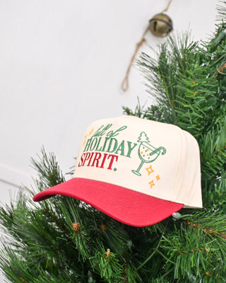 Full of Spirit Holiday Hat, Red
