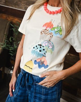 Be The Light Graphic Tee, White