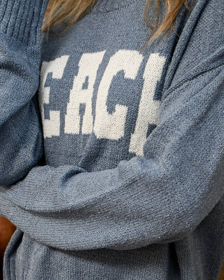 Beach Days Lightweight Sweater, Blue