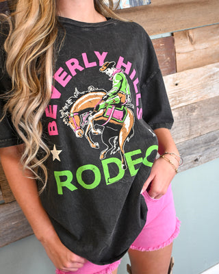 Beverly Hills Rodeo Graphic Tee, Black