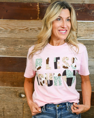 Bless Your Heart Graphic Tee, Pink
