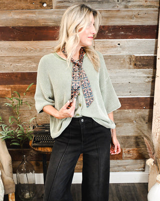 Classroom Cardigan, Sage