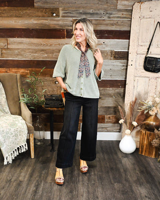 Classroom Cardigan, Sage