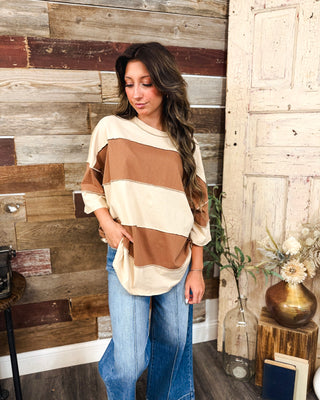Cozy Company Top, Caramel