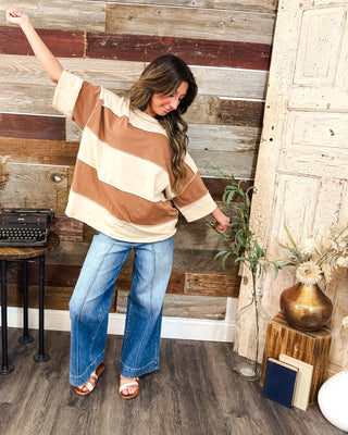 Cozy Company Top, Caramel
