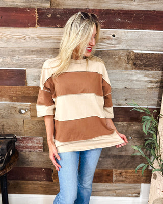 Cozy Company Top, Caramel