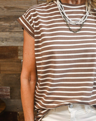 Daily Essential Top, Mocha