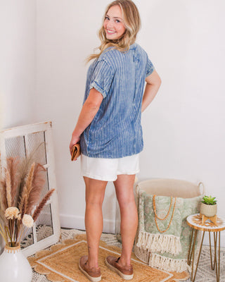 Daily Staple Tee, Blue