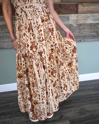 Dusty Trails Two Piece Set, Brown