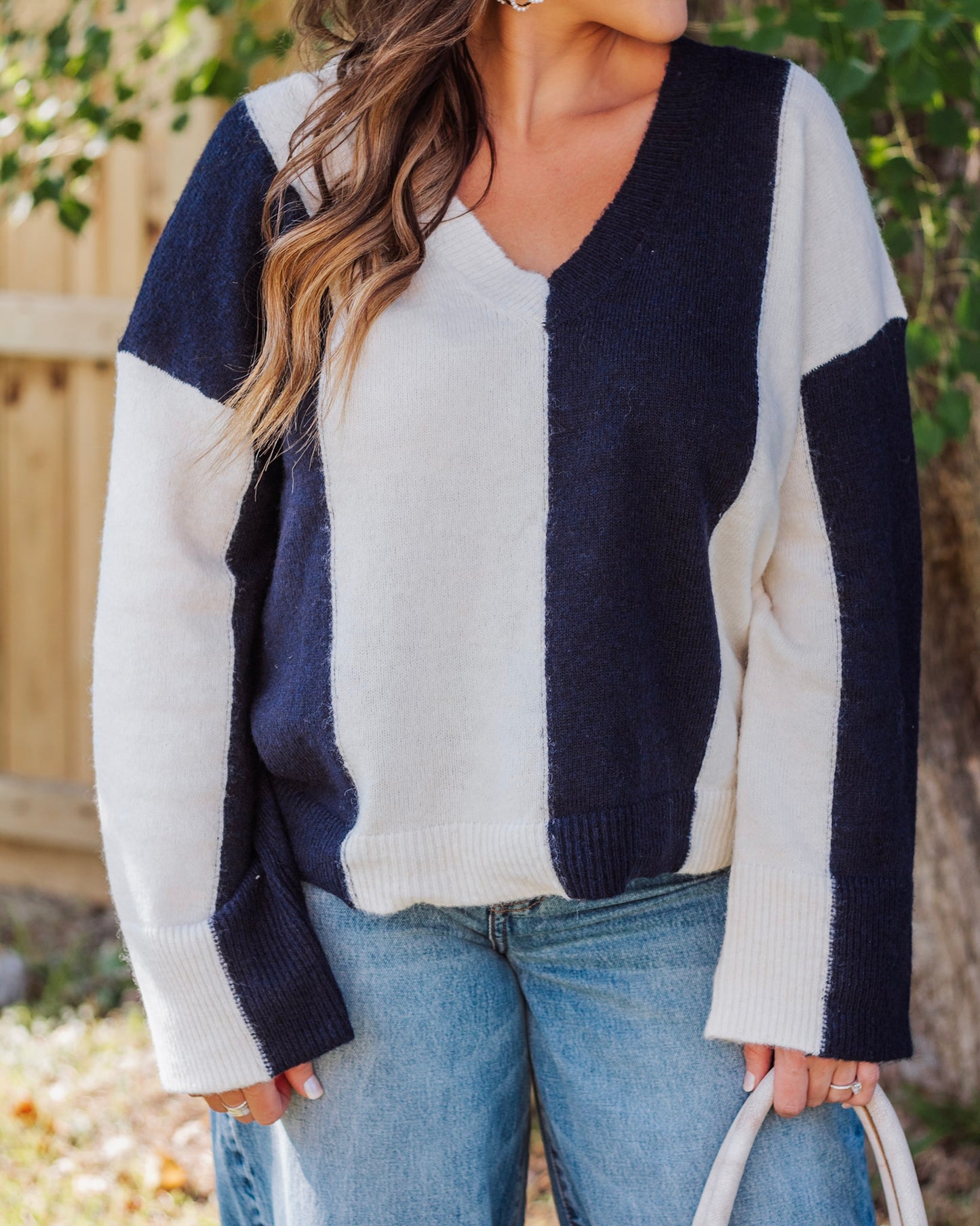 Going Wide Sweater, Navy