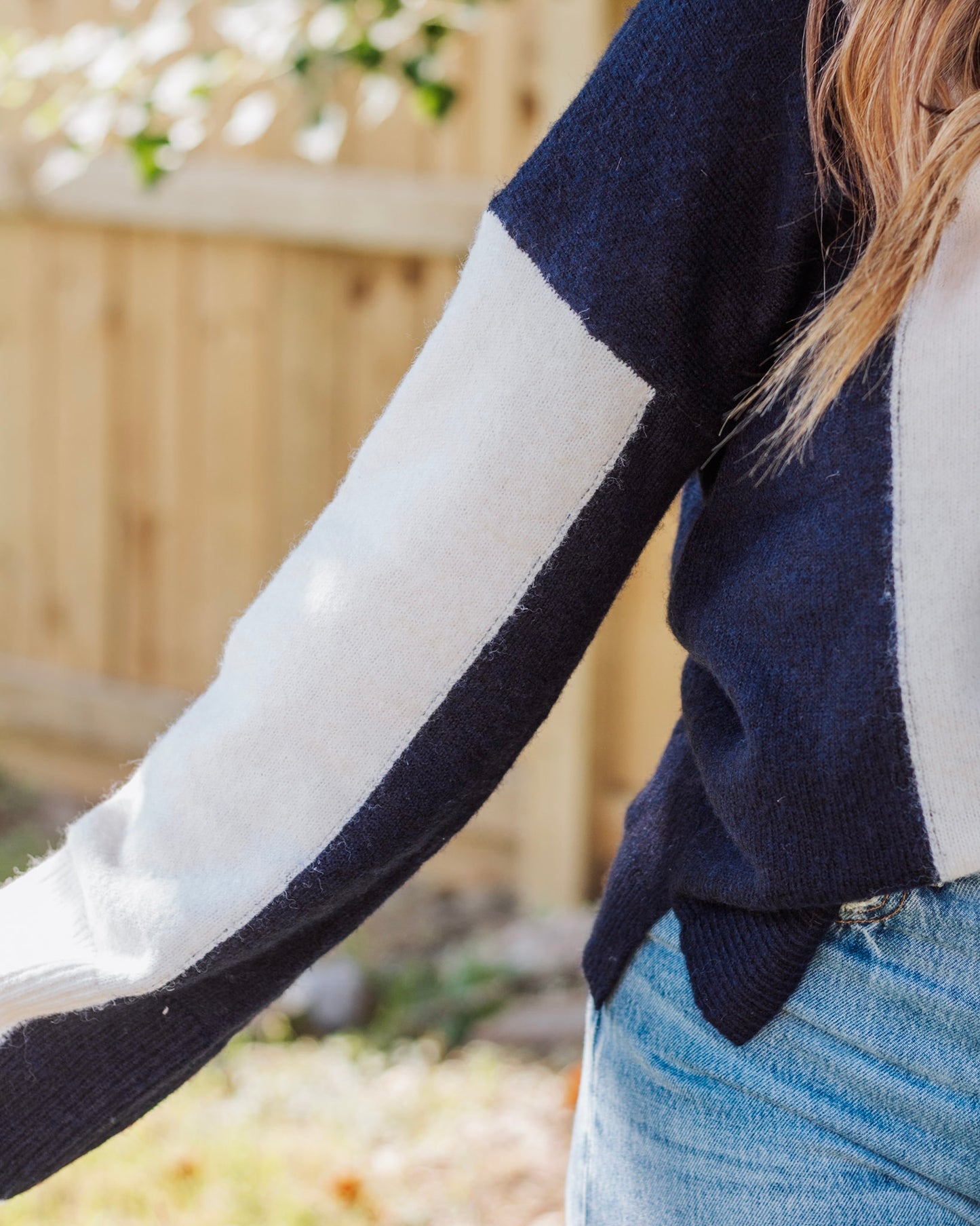 Going Wide Sweater, Navy