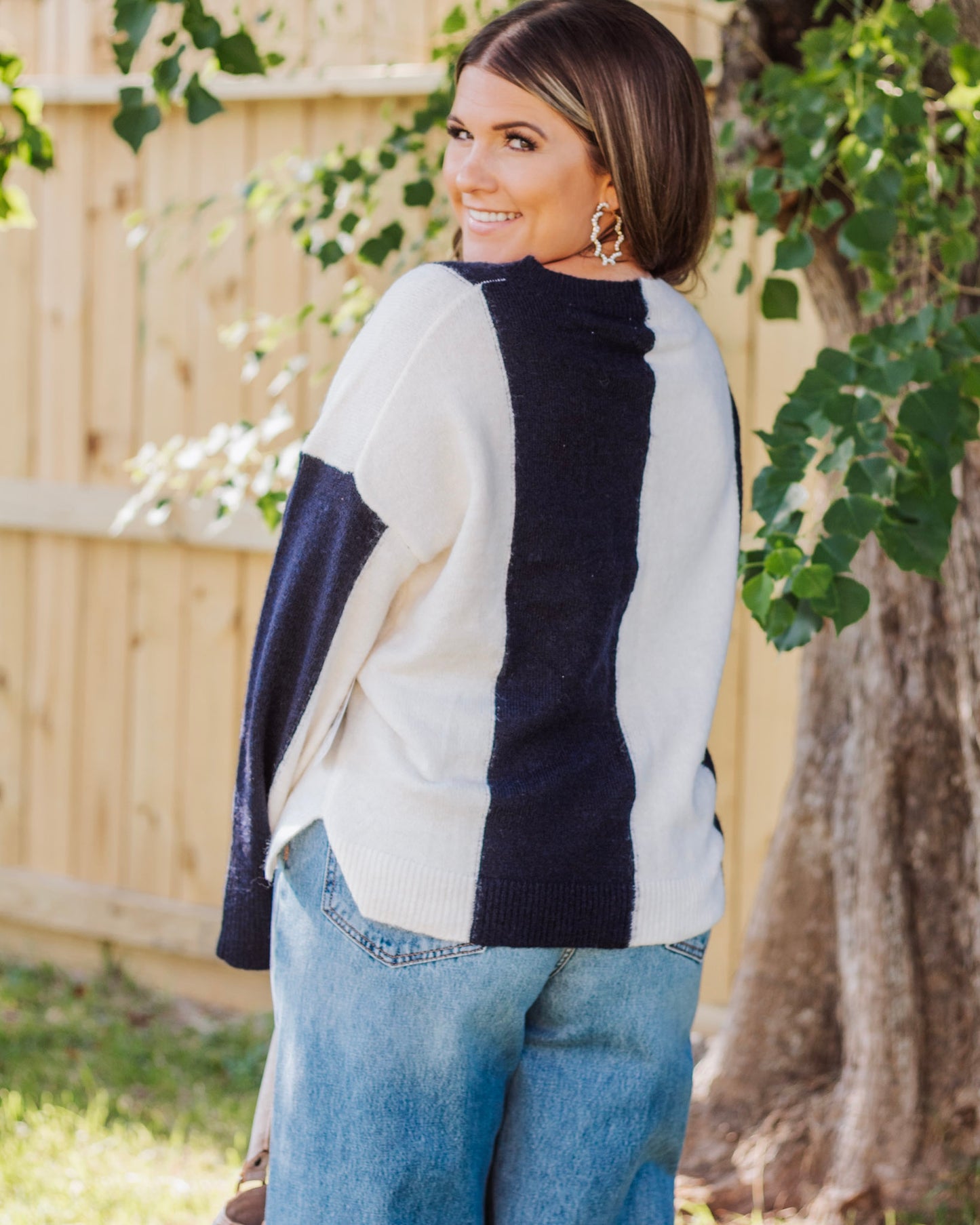Going Wide Sweater, Navy
