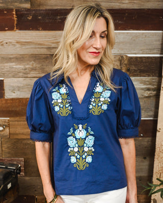 Happiness in the Hamptons Top, Blue