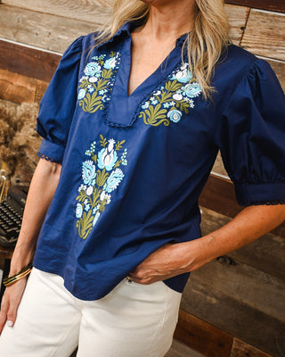 Happiness in the Hamptons Top, Blue