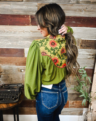 High Desert Button Down, Olive