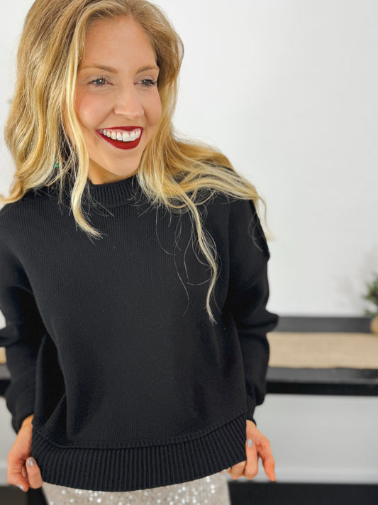 Proper Style Sweater, Black