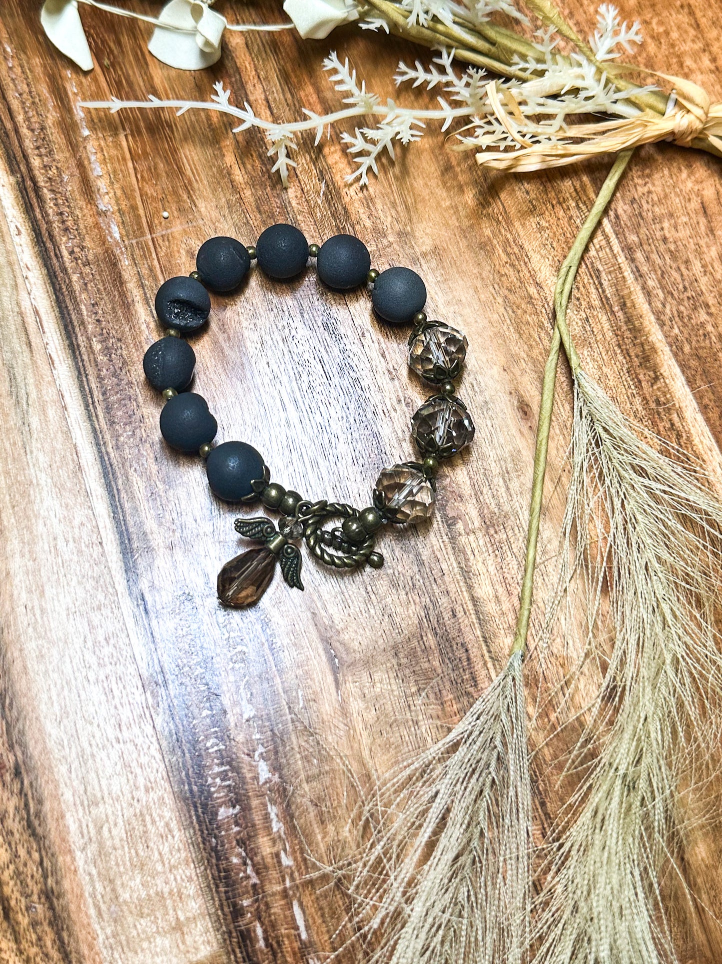 Midnight Lava Bracelet, Black