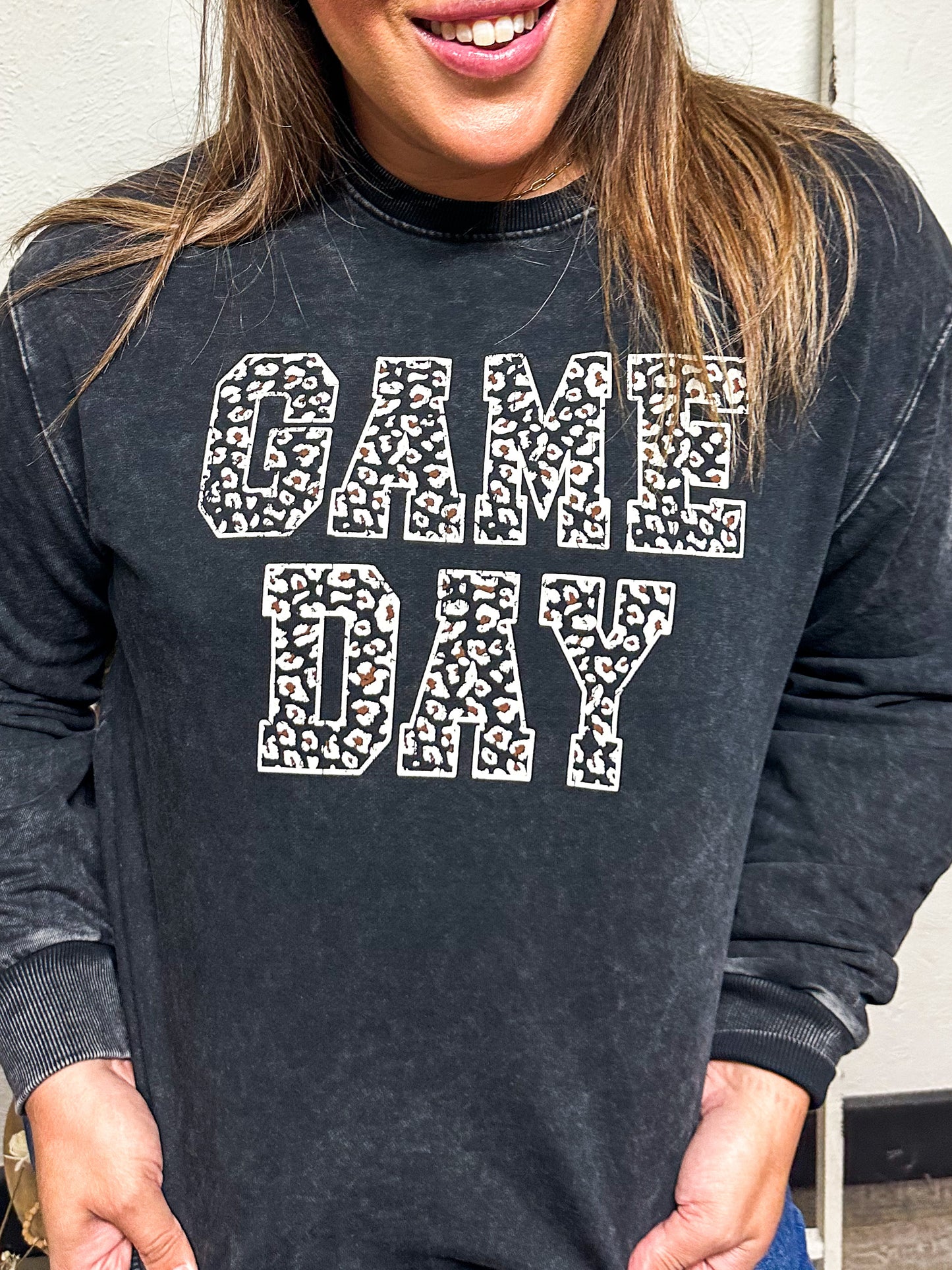Go Wild Game Day Sweatshirt, Gray