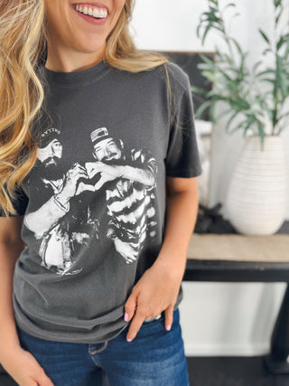 Me & My Bestie Graphic Tee, Grey