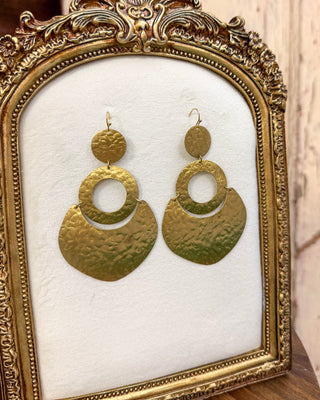 Grecian Soul Earrings, Gold