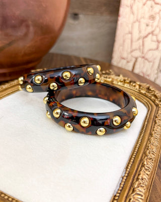 Cuff It Bangle Bracelet, Brown