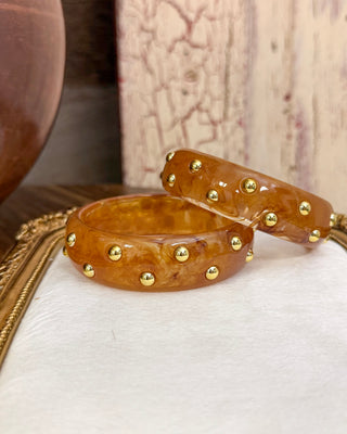 Cuff It Bangle Bracelet, Lt. Brown
