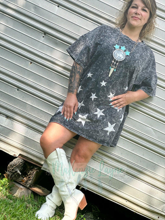 Stars Over Texas Shirt Dress