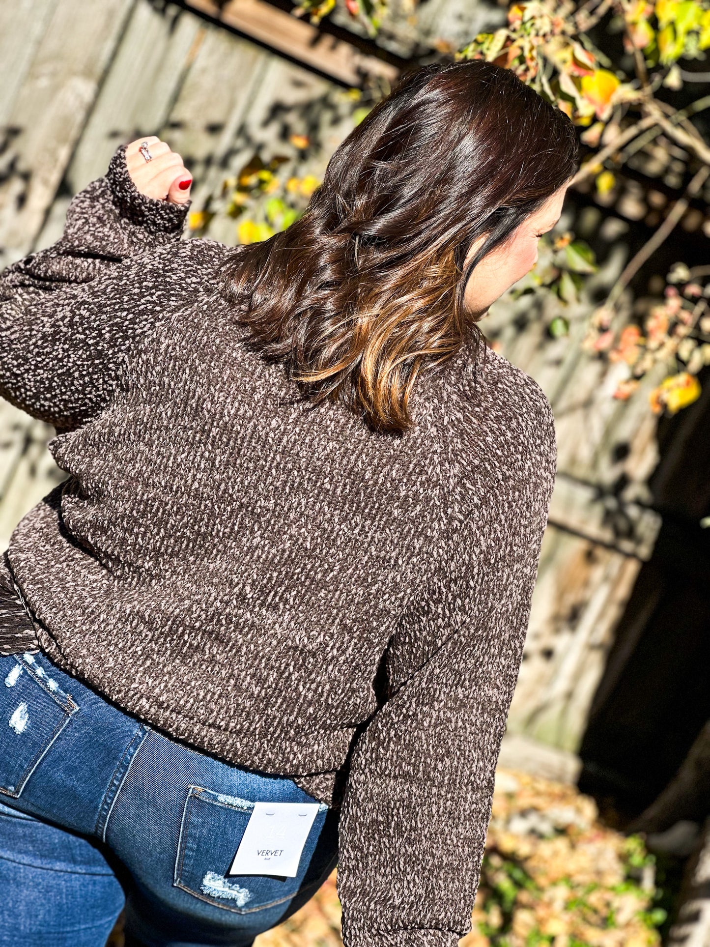Just Friends Sweater, Brown