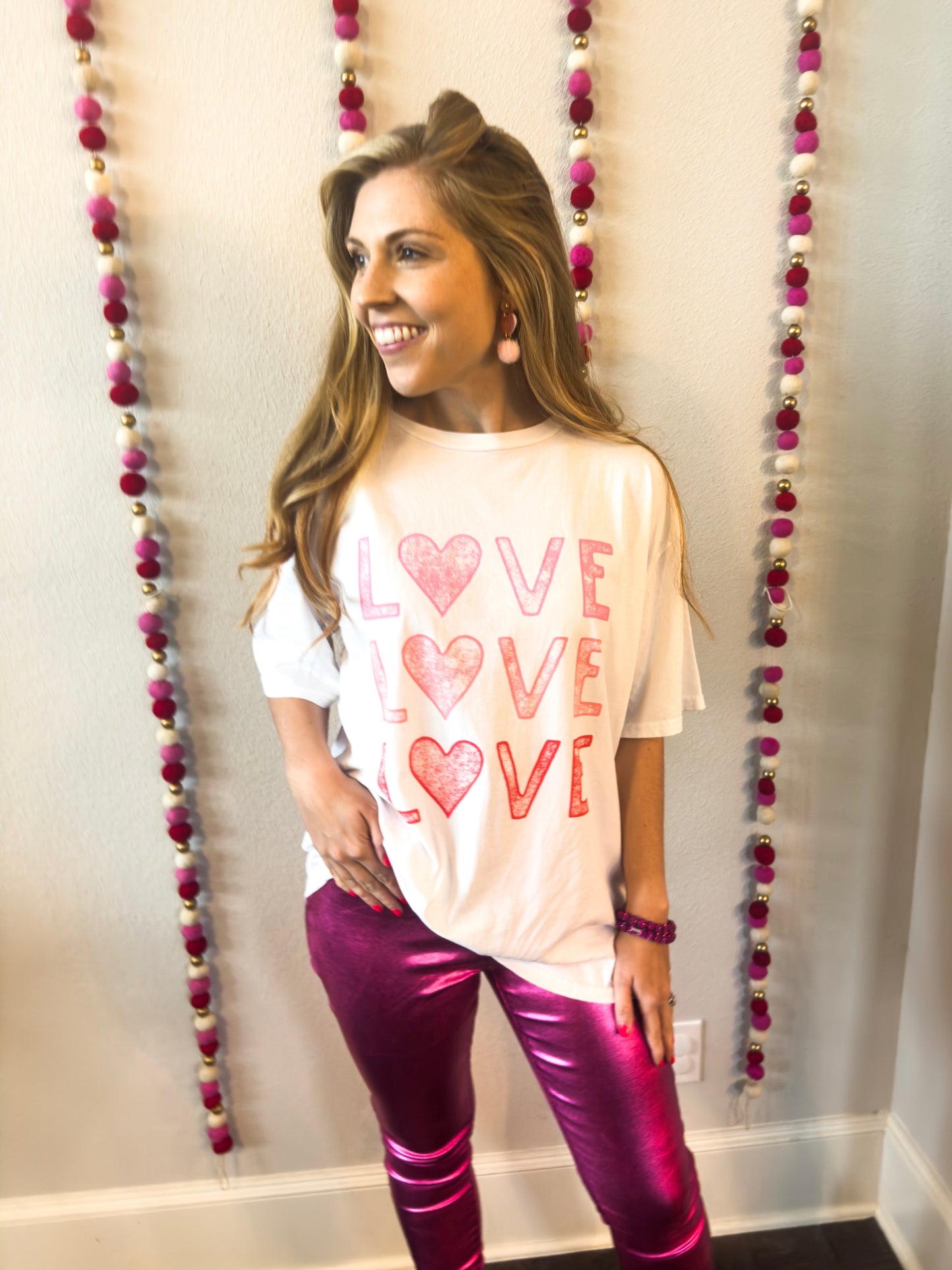 All the Love Tee, White
