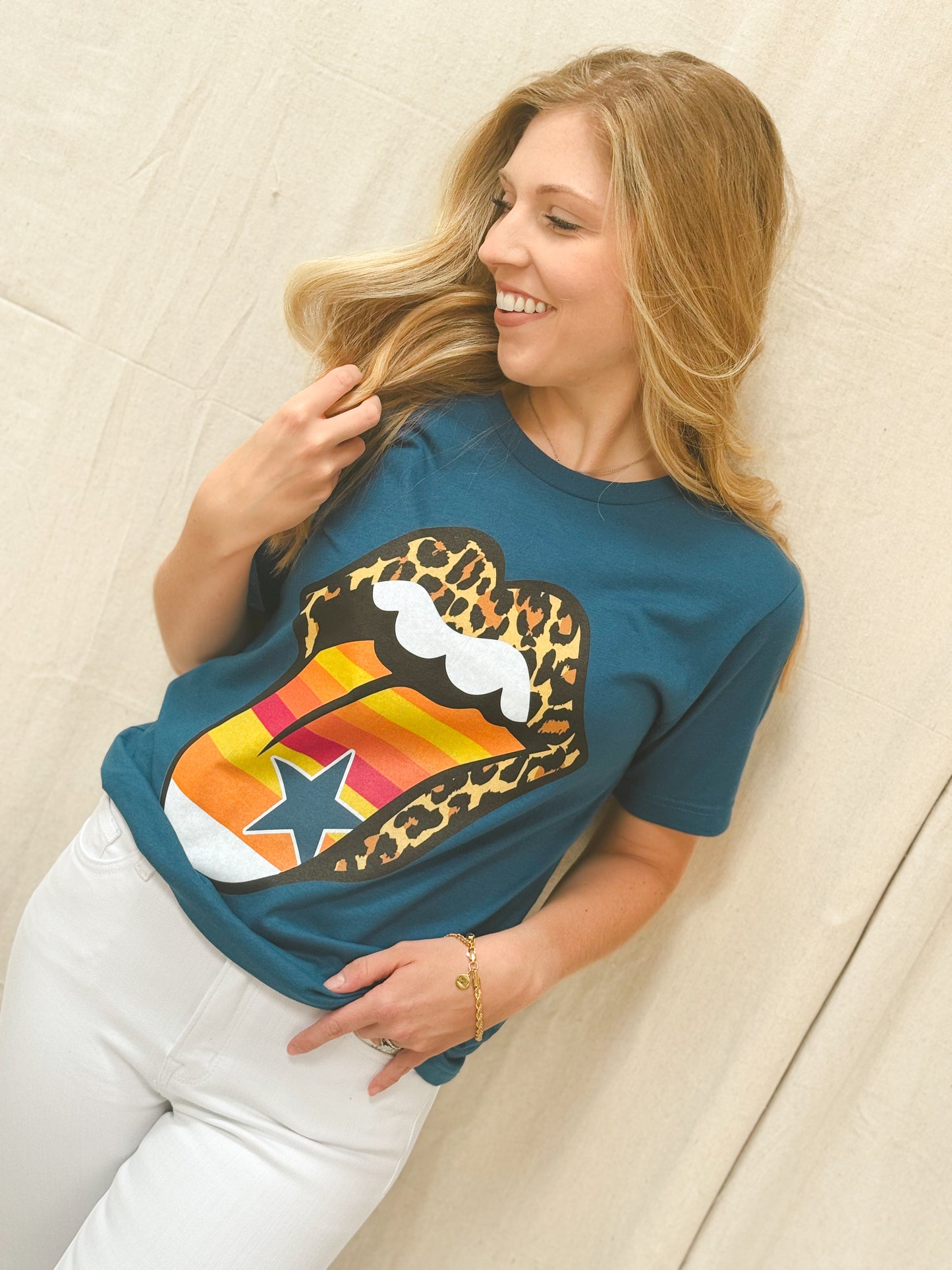 Big Talker Graphic Tee, Blue