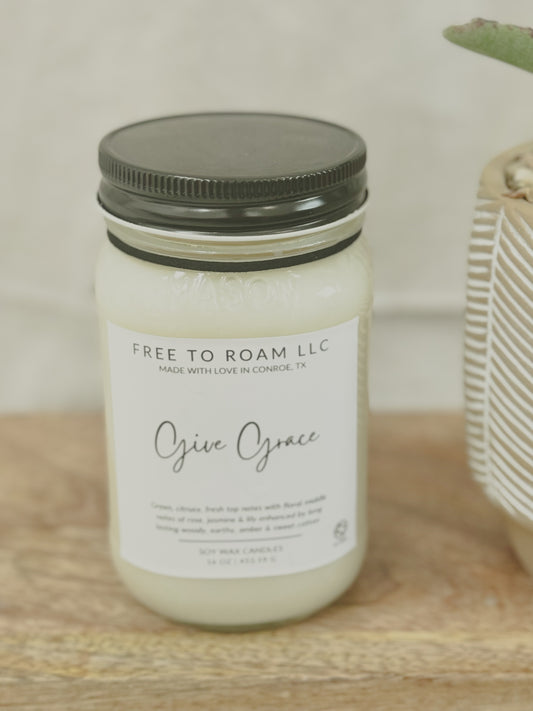 Soy Candle, Give Grace - 16oz.