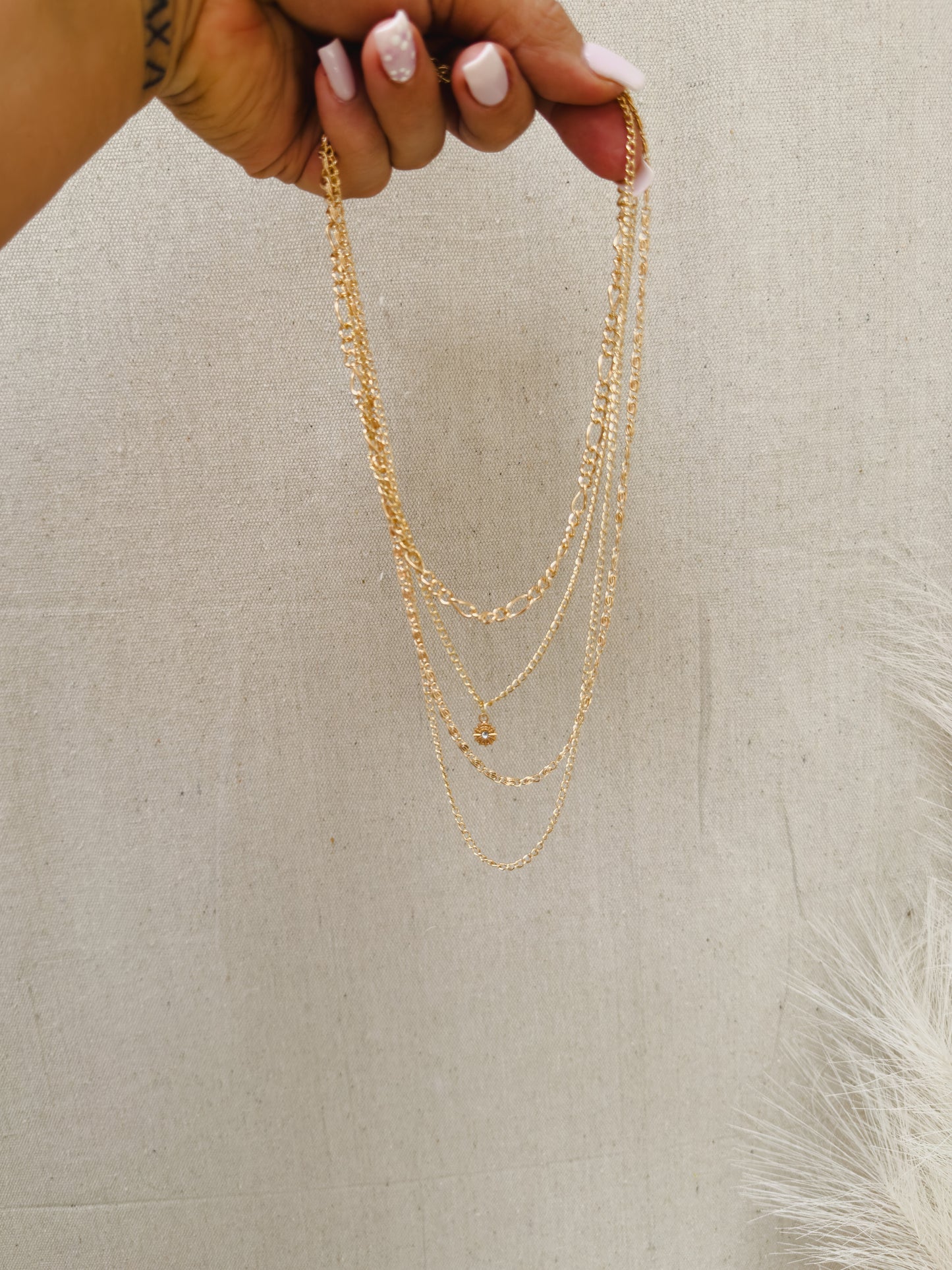 Goddess Collection - Zara Necklace, Gold