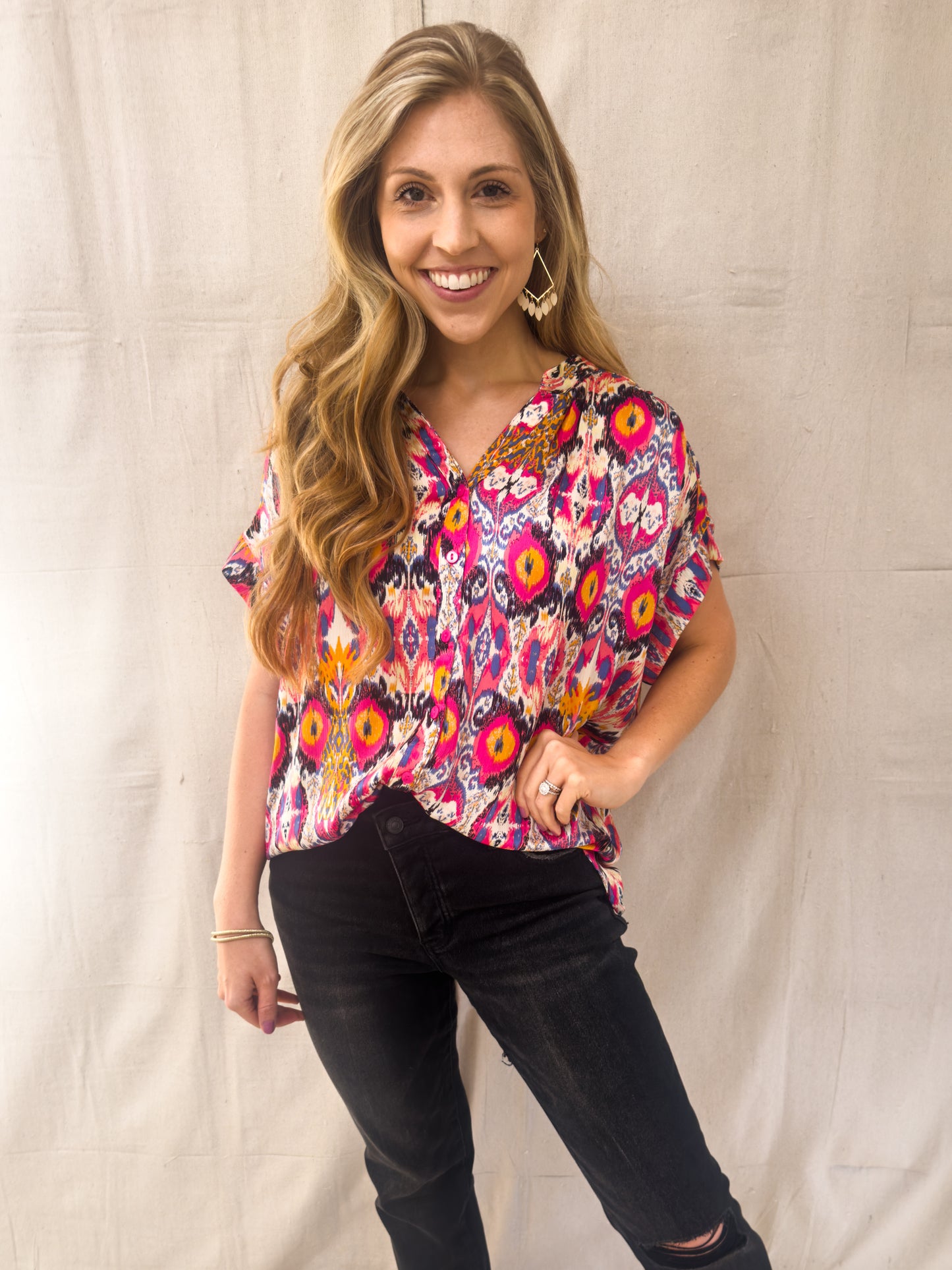 Wave of Color Top, Multi