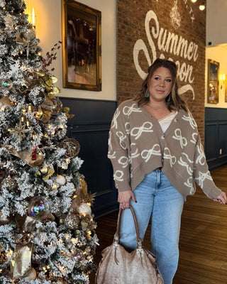 Bundle Me Up Cardigan, Tan