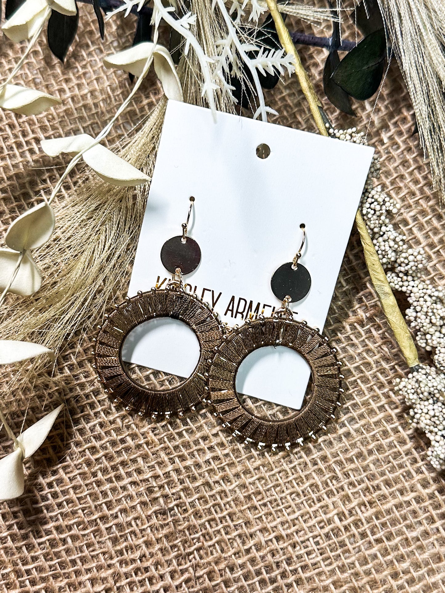 Pinnie Collection, Brown Earrings