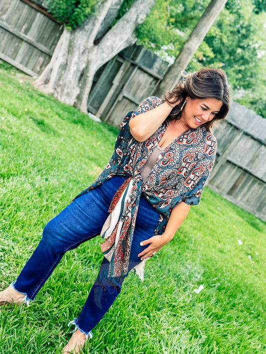 Off the Lagoon Kimono