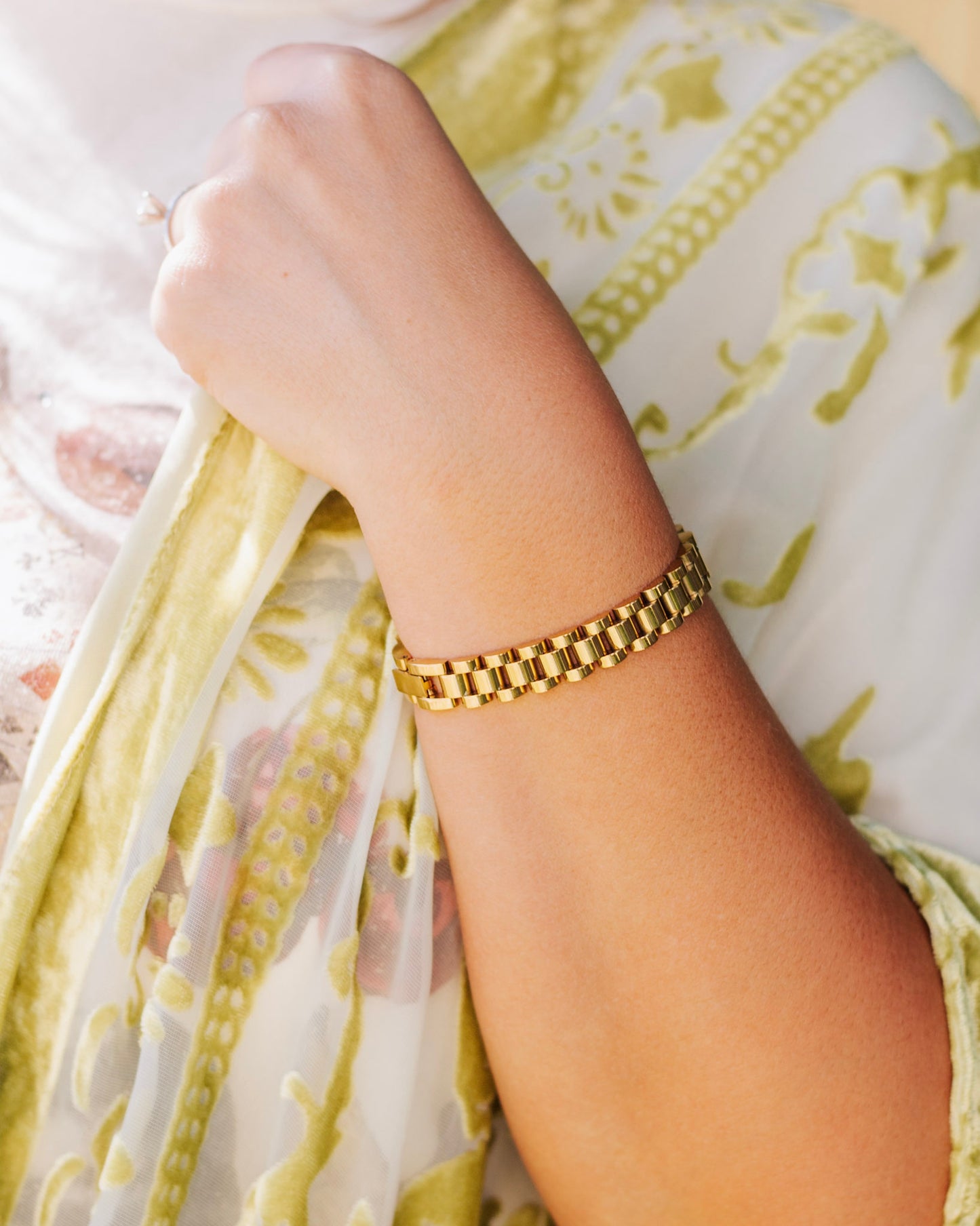 Chain Link Bracelet, Gold