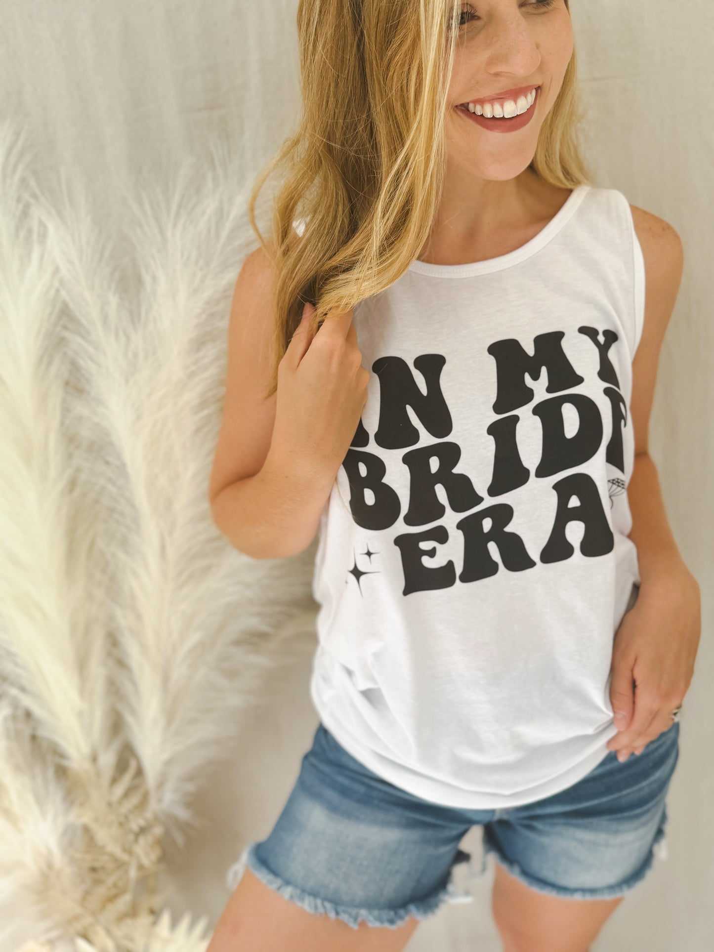 Bride Era Graphic Tank, White