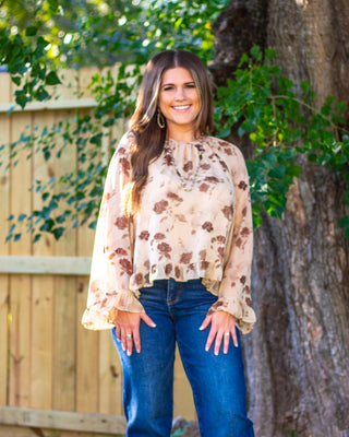 Autumn Ember Top, Cream