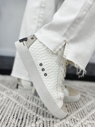 The Reese High Top Sneaker, Cream