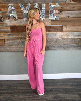 In A Daydream Jumpsuit, Pink
