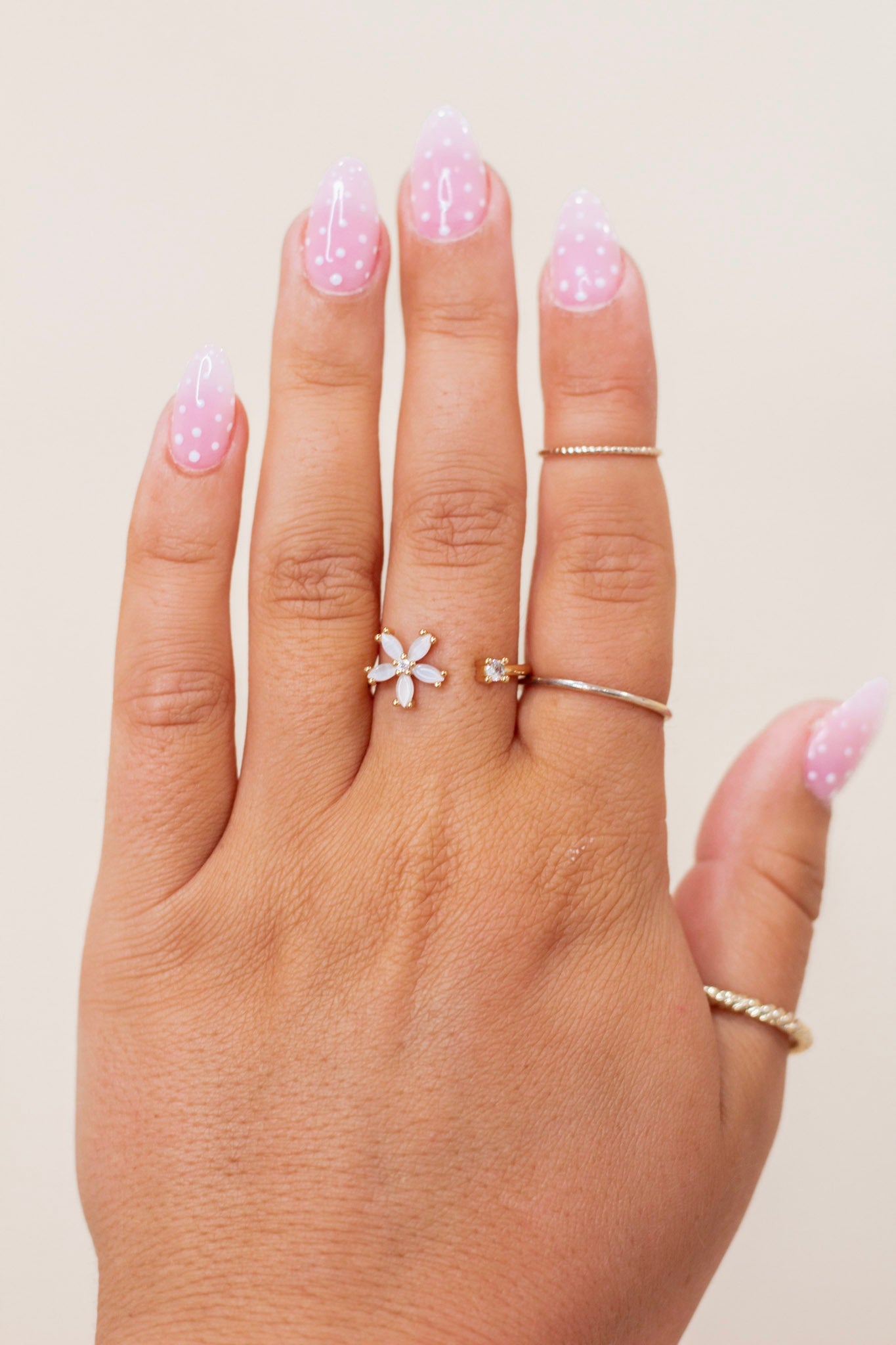Lauriel Collection - Fleur Ring, Gold