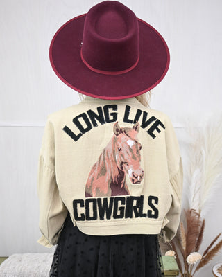 Long Live The Girls Jacket, Cream