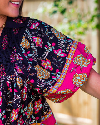 Magnolia Park Top, Black