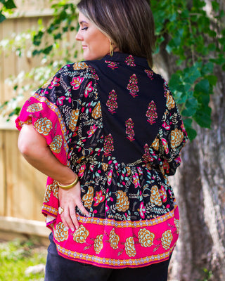 Magnolia Park Top, Black