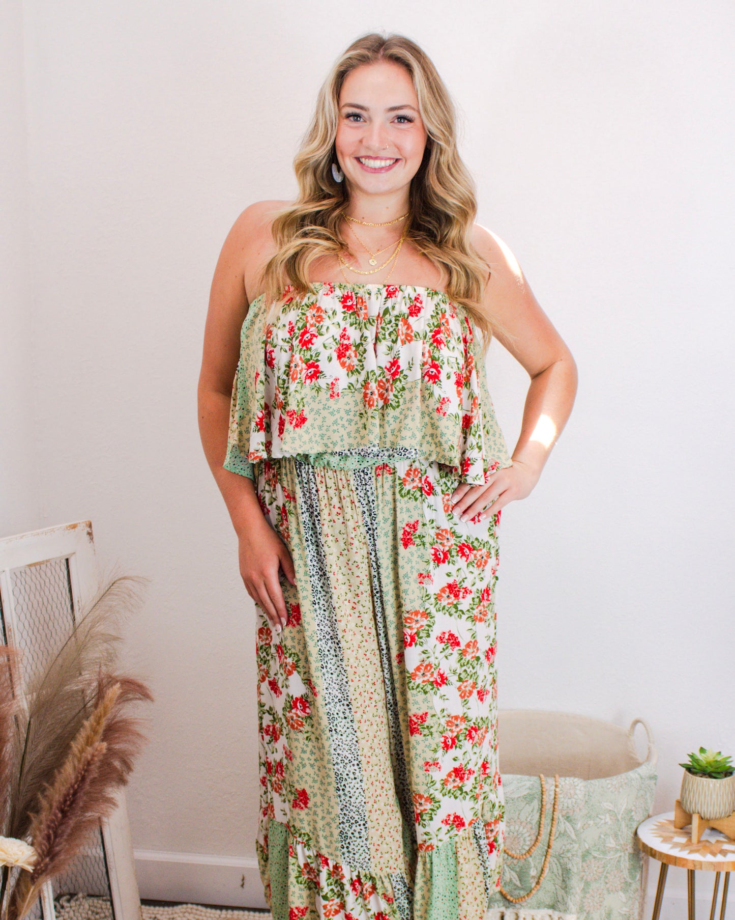 Meadow Muse Jumpsuit, Green